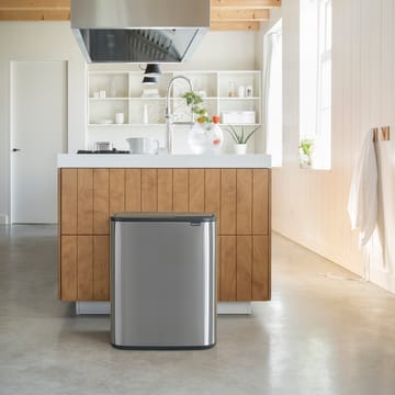 Bo touch bin 2x30 L - Matbørstet stål - Brabantia