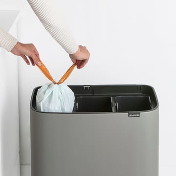 Bo touch bin 3 x 11 liter - Mineral concrete grey - Brabantia