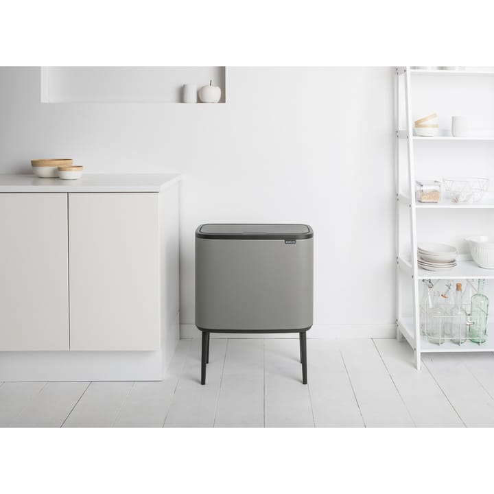 Bo touch bin 36 liter, Mineral concrete grey Brabantia