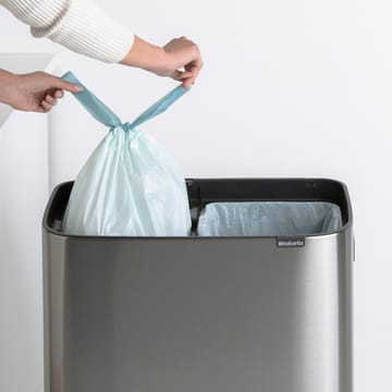 Bo touch bin high 2x30 L - Matbørstet stål - Brabantia