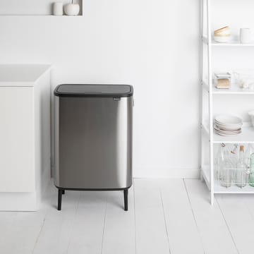 Bo touch bin high 2x30 L - Matbørstet stål - Brabantia