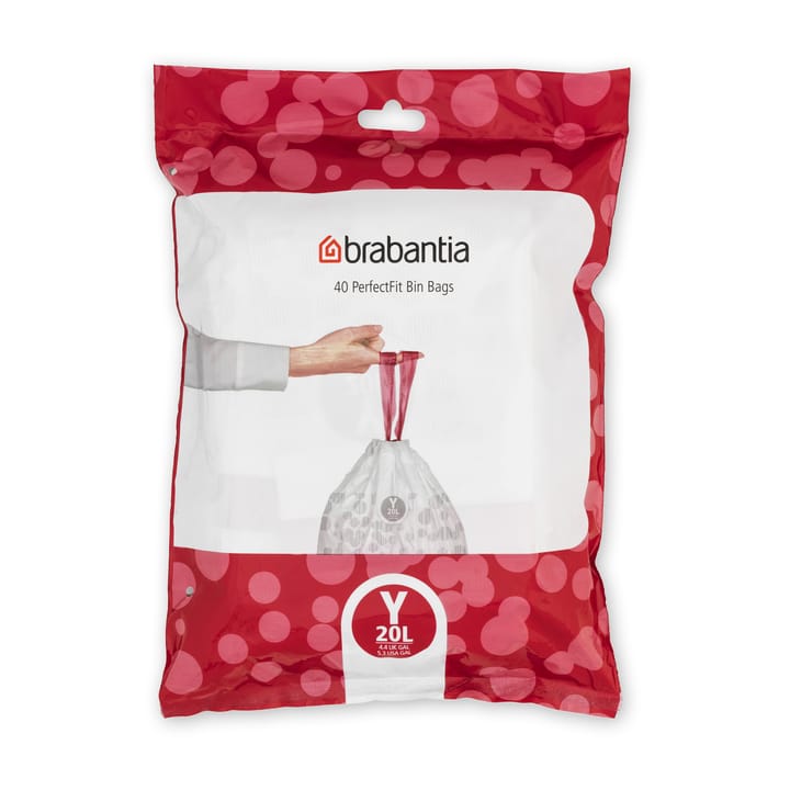 Brabantia PerfectFit affaldspose 40-pak - 20 L - Brabantia