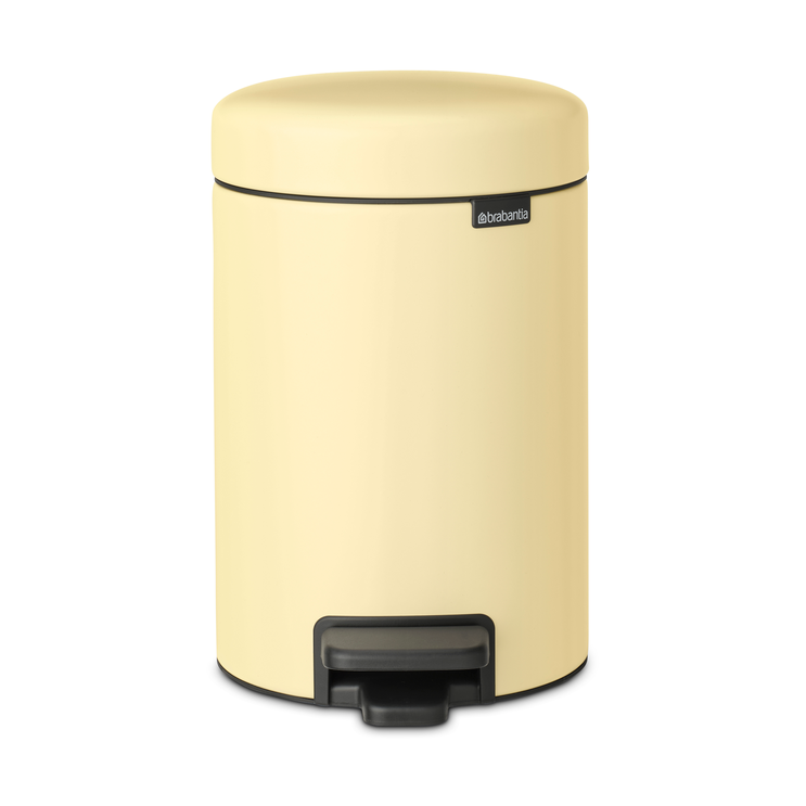 Brabantia New Icon pedalspand 3 liter Mellow Yellow