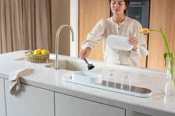 SinkStyle køkkenbordsorganizer sæt 2 dele - Mineral Fresh White - Brabantia