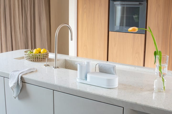 SinkStyle køkkenbordsorganizer sæt 3 dele, Mineral Fresh White Brabantia