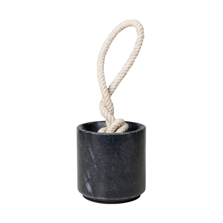 Abby dørstopper Ø10x10 cm, Black marble Broste Copenhagen