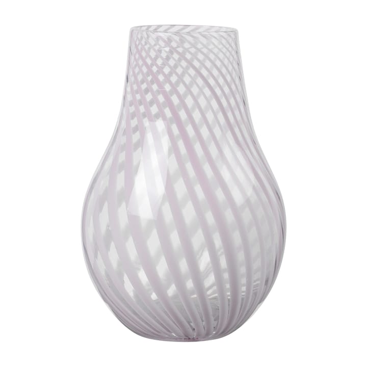 Ada Cross Stripe vase 22,5 cm, Lavender grey Broste Copenhagen