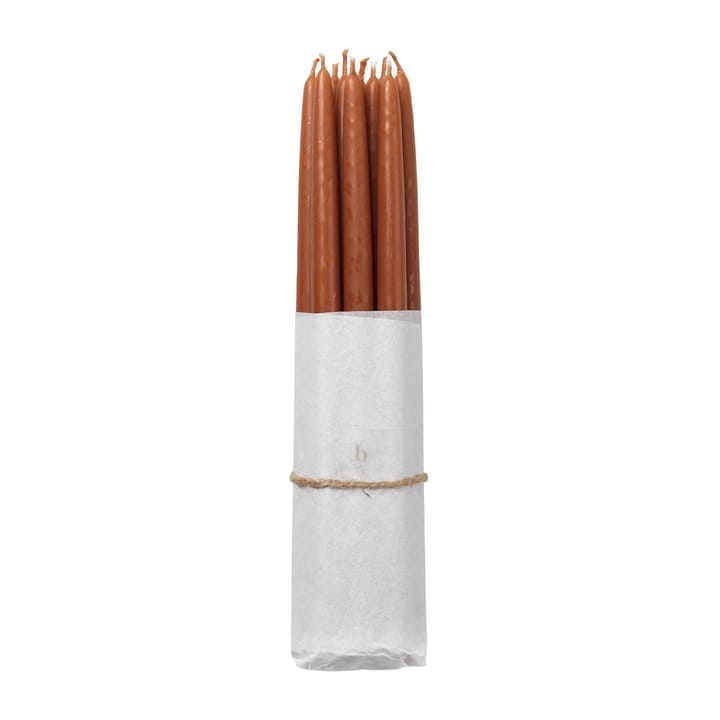 Broste Copenhagen dyppede antiklys 10-pak, Terracotta Broste Copenhagen