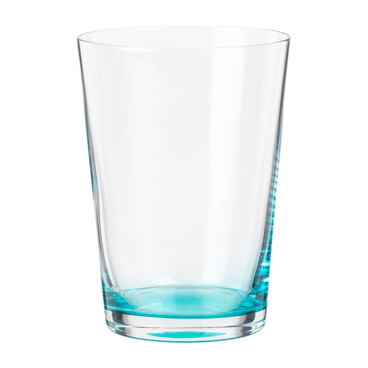 Hue drikkeglas 30 cl, Clear-turquoise Broste Copenhagen