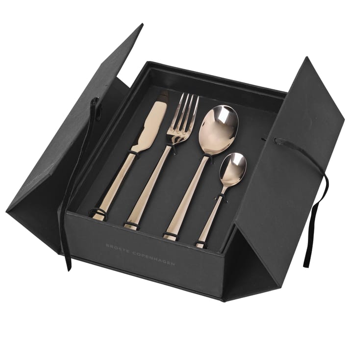 Hune bestik 16 dele, Titanium espresso Broste Copenhagen