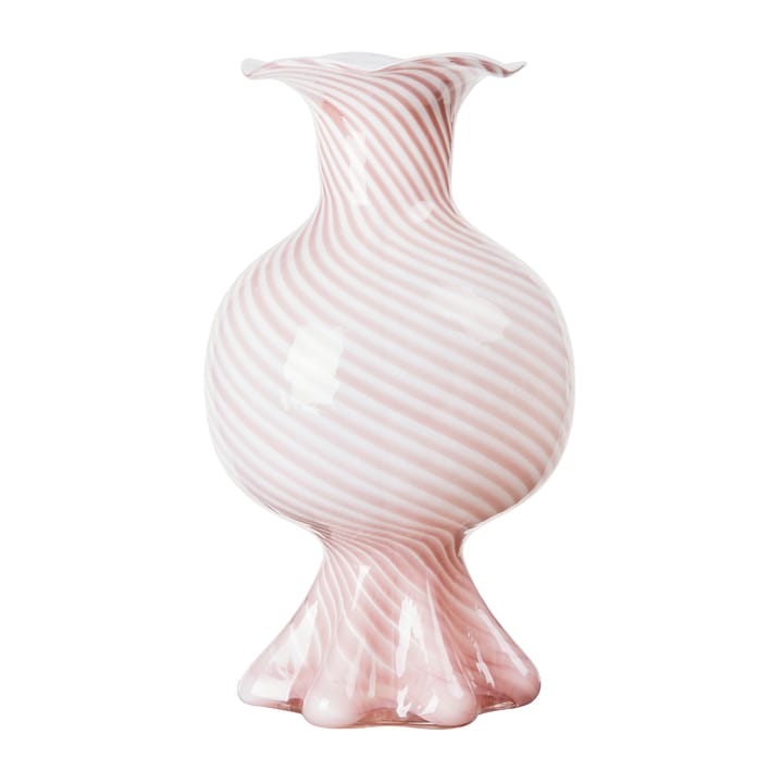 Mella vase 30 cm, Fairy pink/Offwhite Broste Copenhagen