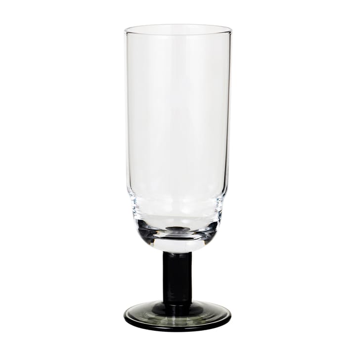 Nordic Bistro champagneglas 20 cl, Clear/Smoke stem Broste Copenhagen