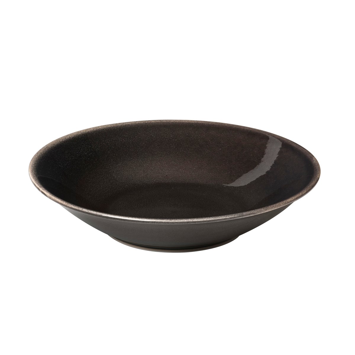 Broste Copenhagen Nordic coal dyb tallerken Ø: 22,5 cm.