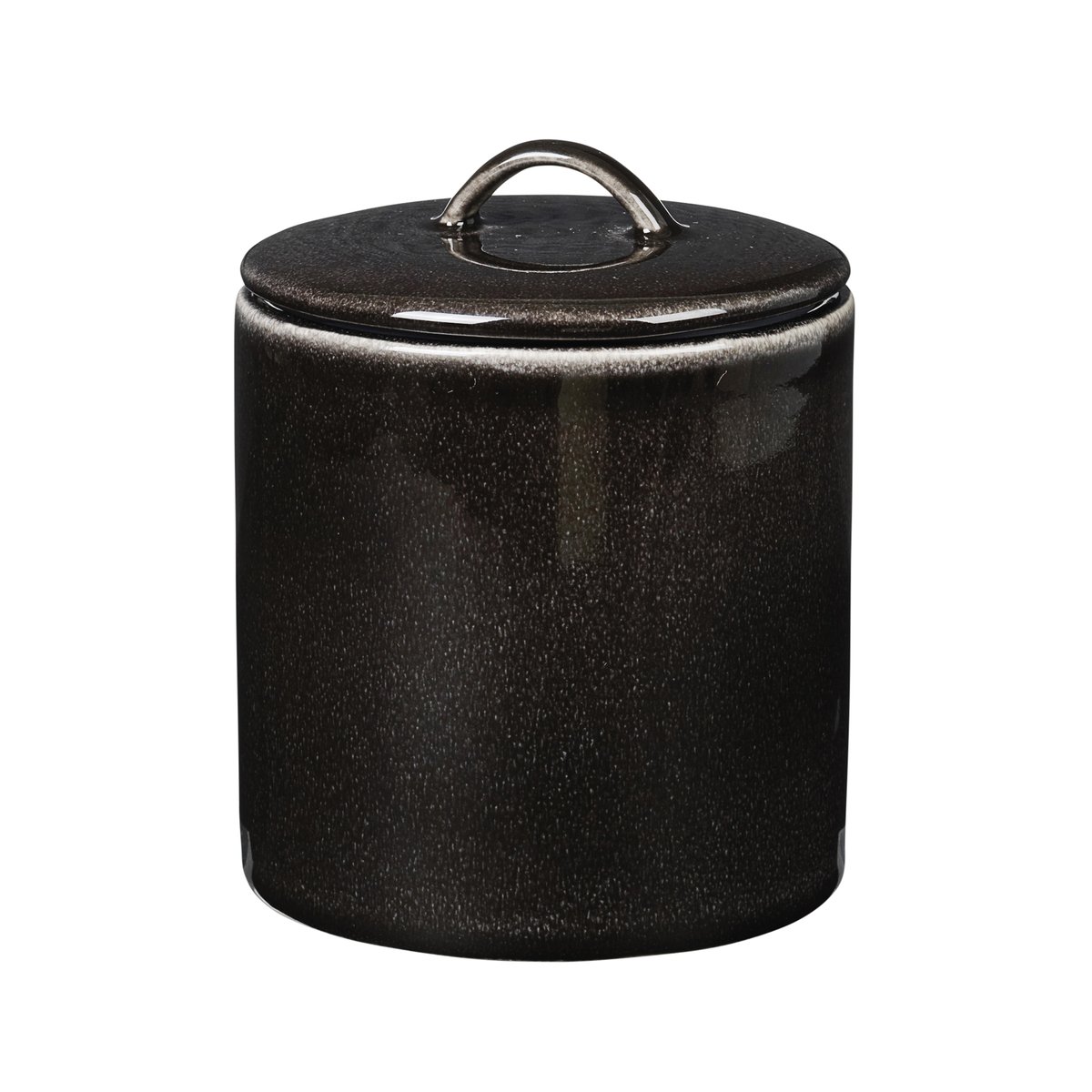 Broste Copenhagen Nordic Coal krukke med låg 12 cm