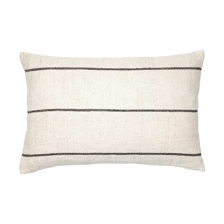 Sigrid Pudebetræk 40x60 cm - Light beige-black - Broste Copenhagen