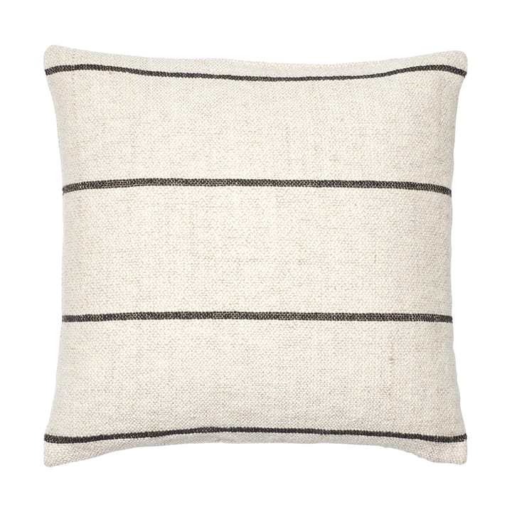 Sigrid pudebetræk 50x50 cm - Light beige-black - Broste Copenhagen