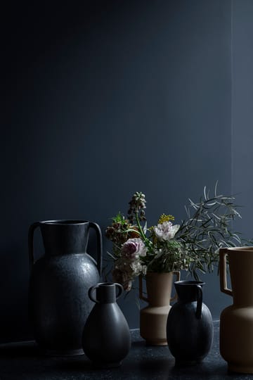 Silma vase 29 cm - Antique grey/Black - Broste Copenhagen