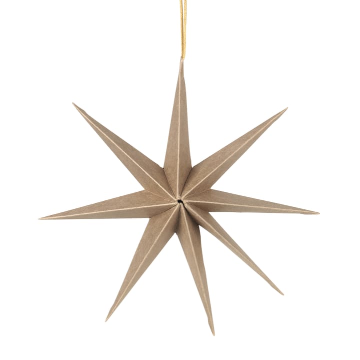 Star papirstjerne Ø50 cm, Natural brown Broste Copenhagen