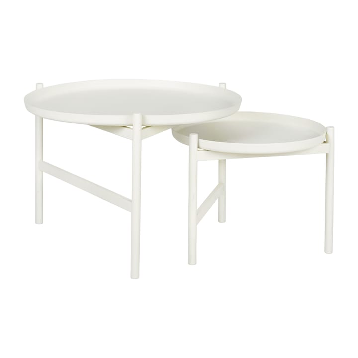 Turner table sidebord Ø70 cm, White Broste Copenhagen