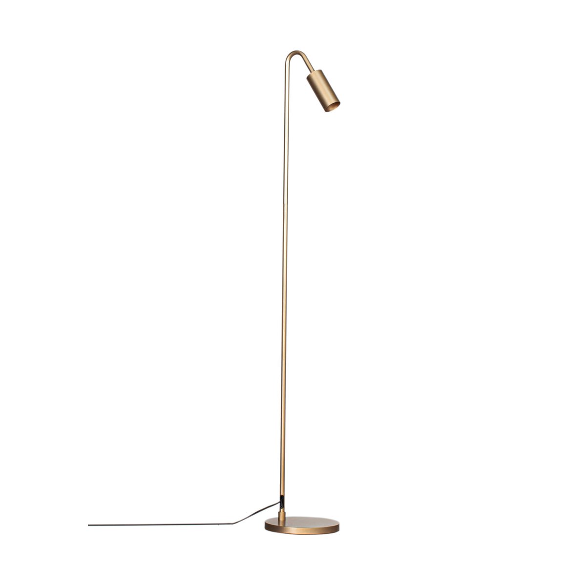 By Rydéns Curve gulvlampe 146 cm Mat guld