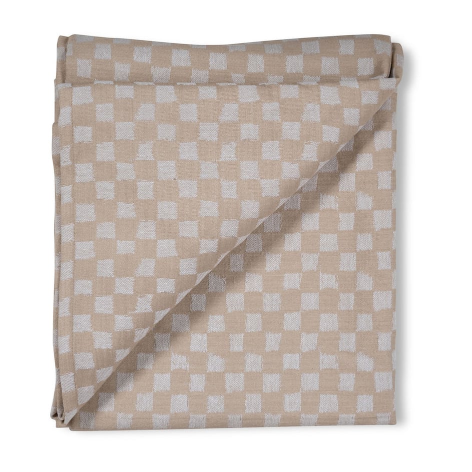 Byon Checked borddug 150×250 cm Beige