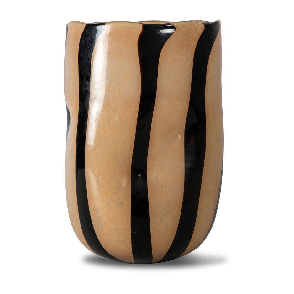 Byon Curt vase 30 cm Sort/Beige