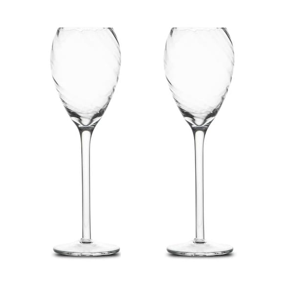 Opacity champagneglas 16 cl 2-pak - Klar - Byon