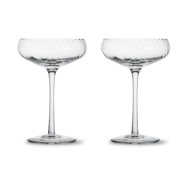 Opacity champagneglas 30 cl 2-pak, Klar Byon