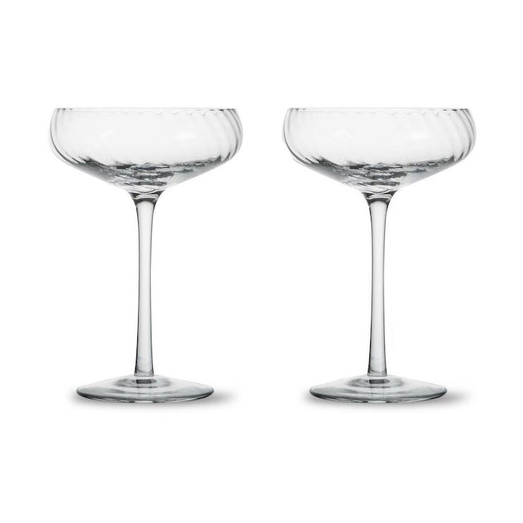 Byon Opacity champagneglas 30 cl 2-pak Klar