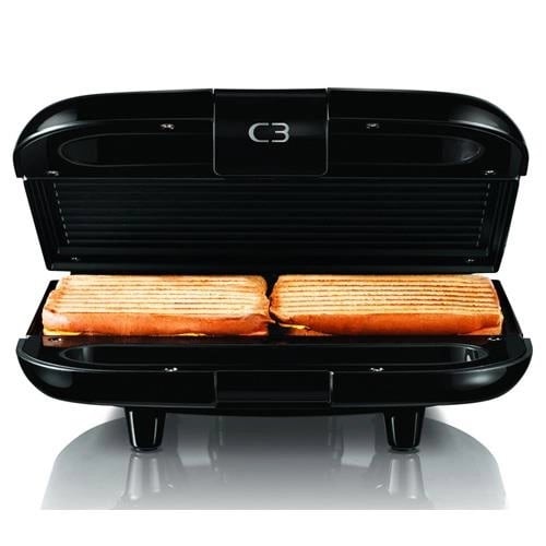 C3 Ciabatta 2 sandwichgrill Sort