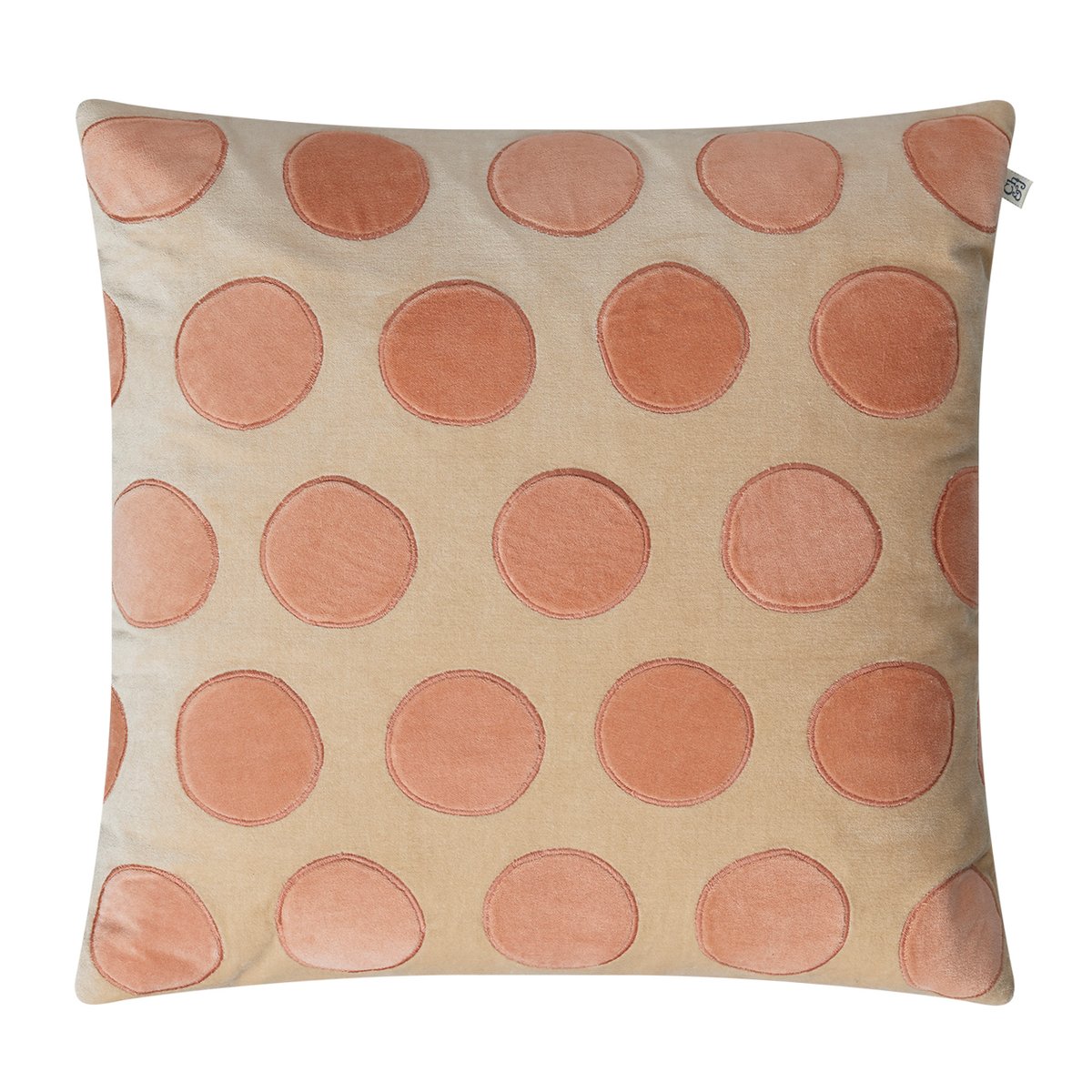 Chhatwal & Jonsson Circle pudebetræk 50×50 cm Beige/Rose