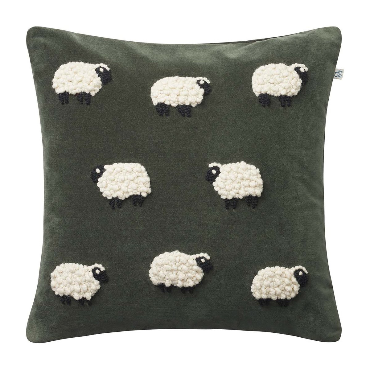 Chhatwal & Jonsson Sheep pudebetræk 50×50 cm Forest green