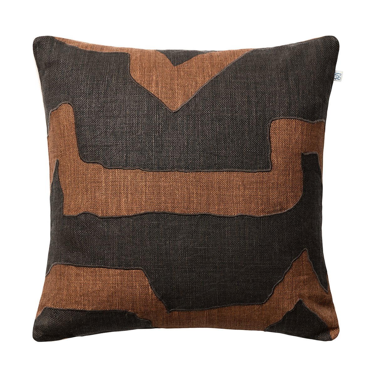 Chhatwal & Jonsson Sikkim pudebetræk 50×50 cm Taupe/Dark Brown