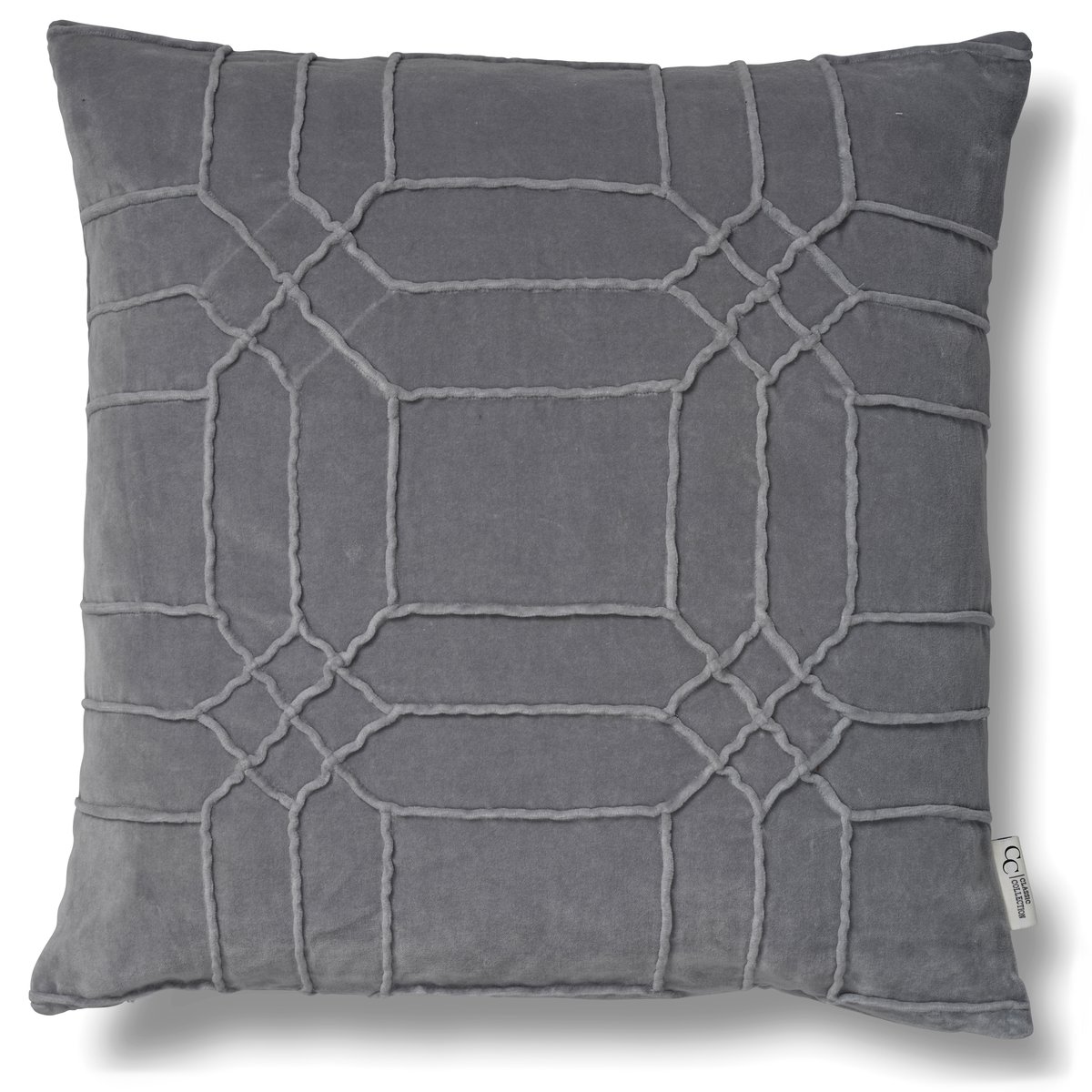 Classic Collection Delhi pudebetræk 50×50 cm Slate grey