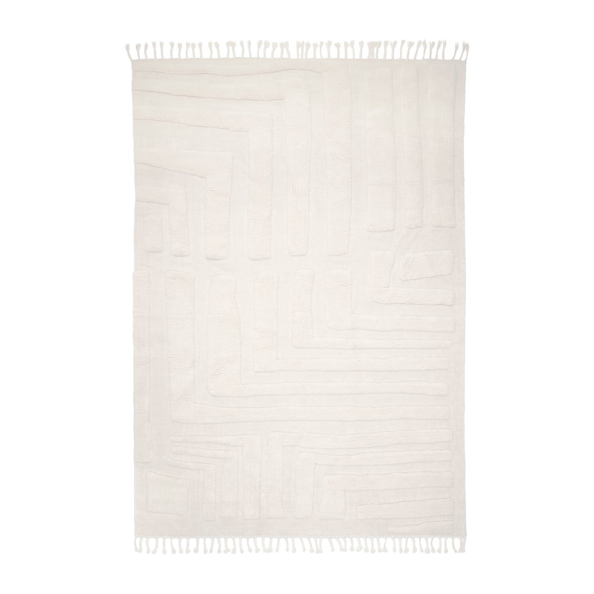 Classic Collection Field uldtæppe 170×230 cm Ivory