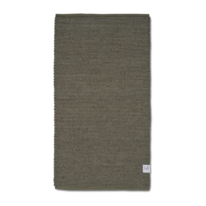 Merino entrétæppe/løber, Dark green, 80x150 cm Classic Collection