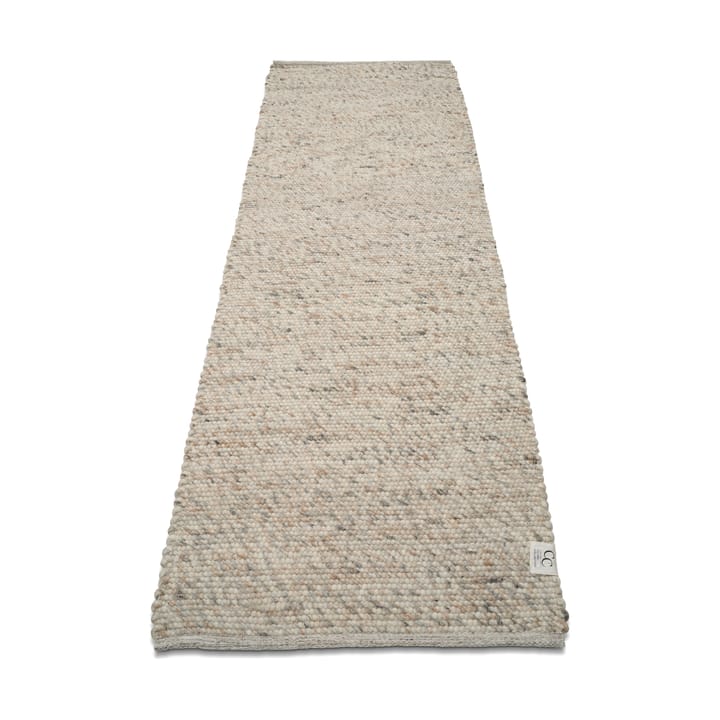 Merino uldtæppe 80x250 cm, Naturbeige Classic Collection