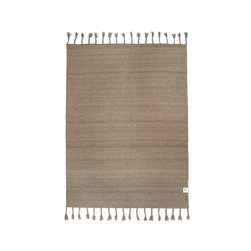 Classic Collection Plain tæppe beige 250×350 cm