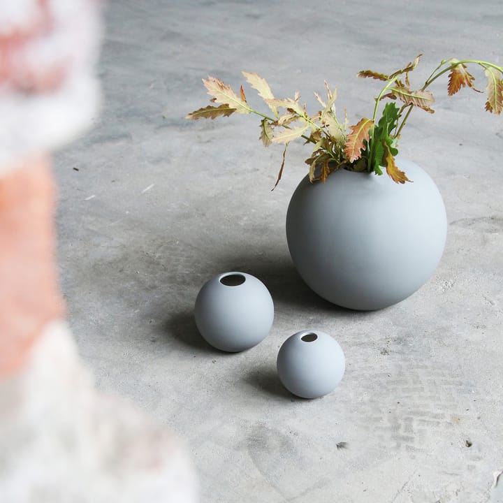 Ball vase grey, 10 cm Cooee Design