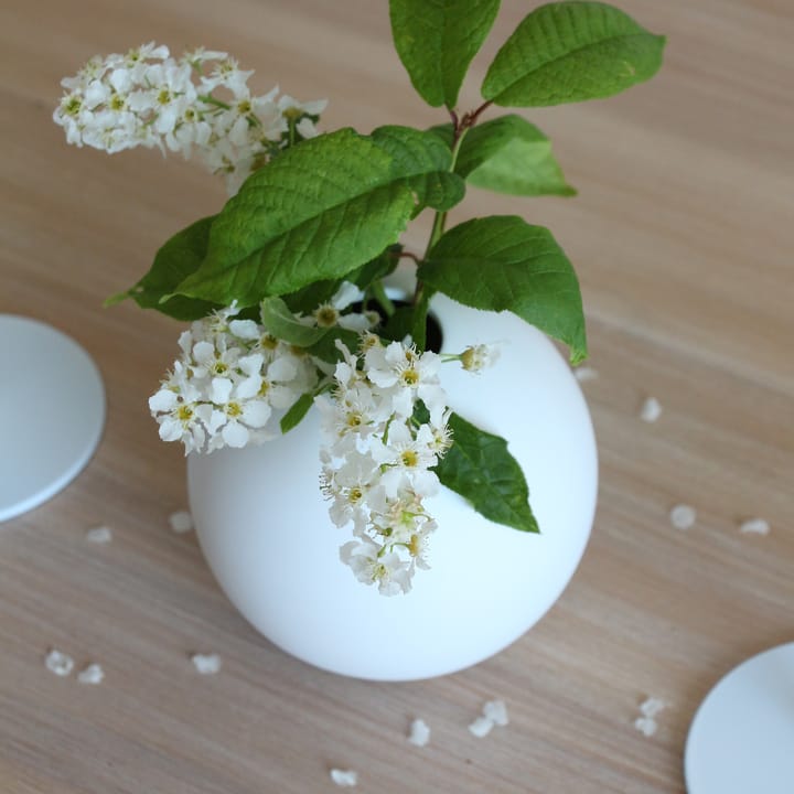 Ball vase white, 8 cm Cooee Design