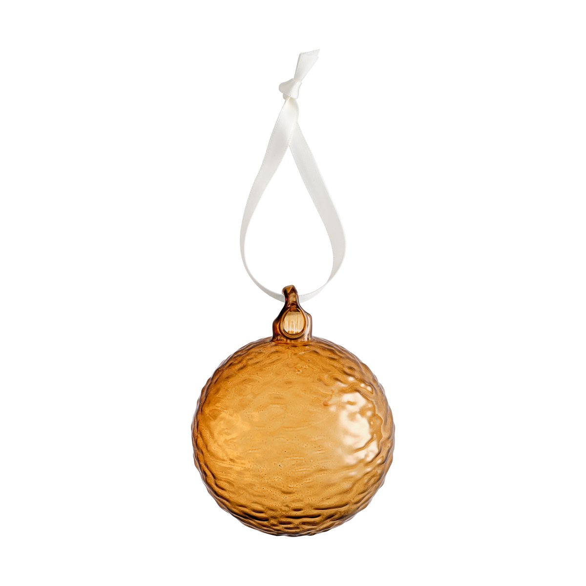 Cooee Design Gry Marble julekugle Ø8 cm Cognac