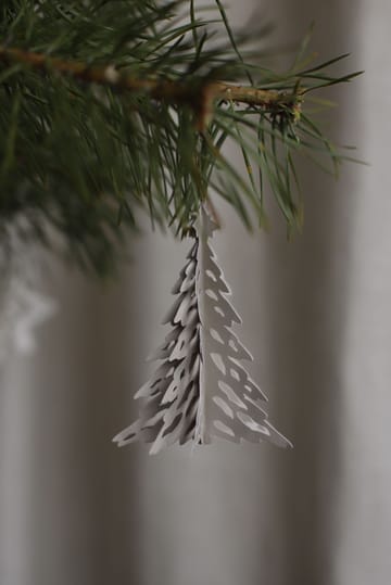 Paper Pinetree dekorationsophæng 2 stk - Sand - Cooee Design