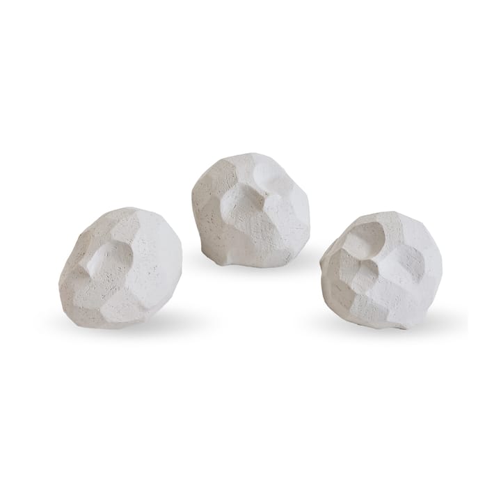 Pebble heads skulptur 3-pak, Limestone Cooee Design