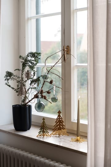 Pinetree dekorationstræ 15 cm - Brass - Cooee Design