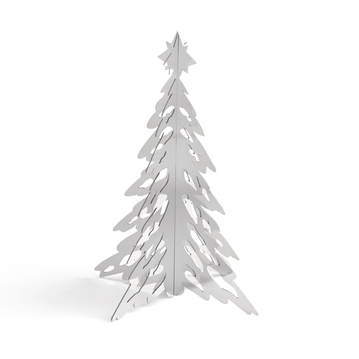 Pinetree dekorationstræ 15 cm - Stainless Steel - Cooee Design