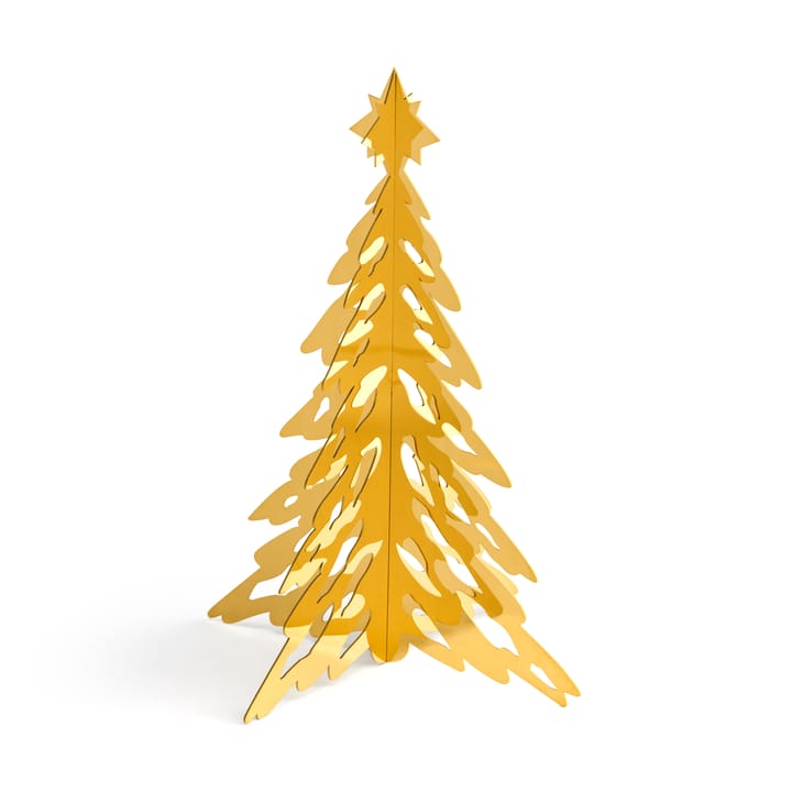 Pinetree dekorationstræ 20 cm - Brass - Cooee Design