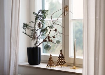 Pinetree dekorationstræ 20 cm - Brass - Cooee Design