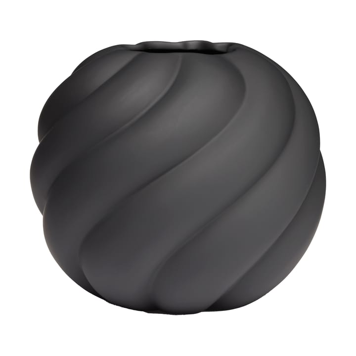 Twist ball vase 20 cm, Black Cooee Design