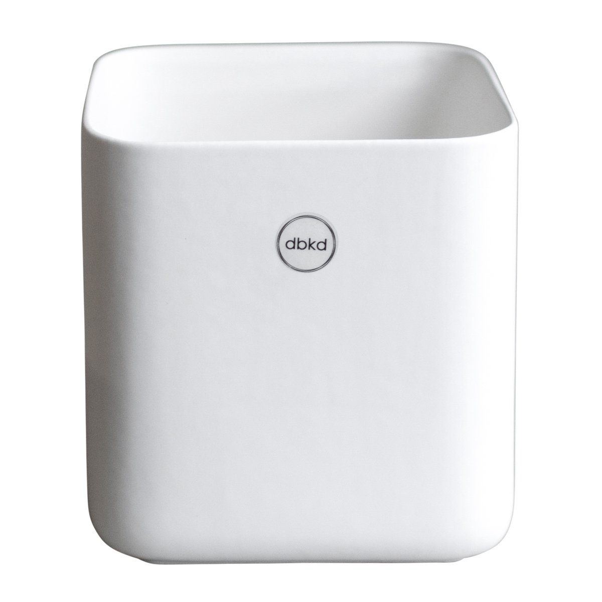 DBKD Cube krukke small 13 cm Matte white