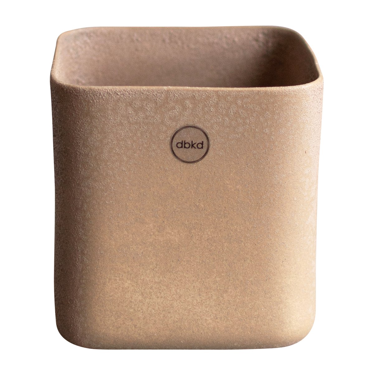 DBKD Cube krukke small 13 cm Sand